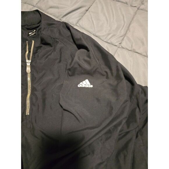 Adidas Mens ClimaShell Windbreaker Jacket Black Size L golf football - Picture 4 of 6